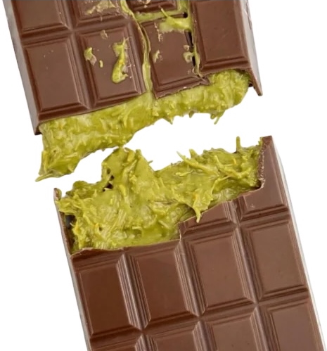 Czekolada Dubajska Mleczna z Nadzieniem Pistacjowym i Kadayif 100g CHOCOVIA